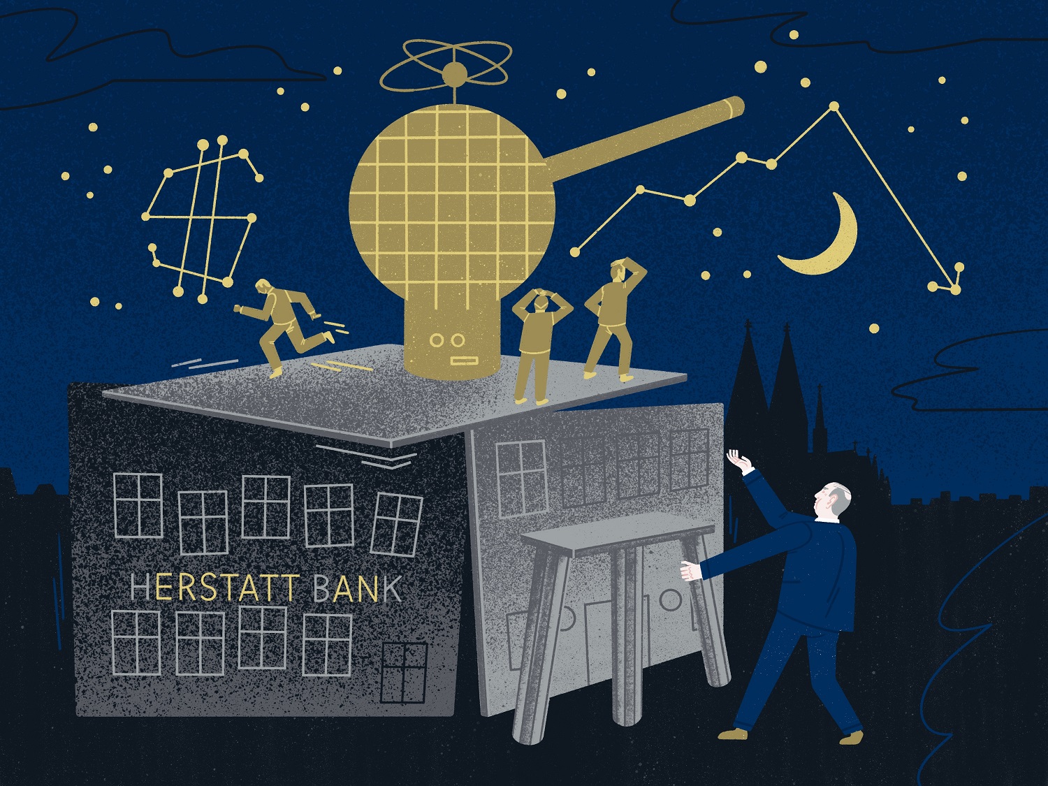 Der Tod einer Bank, der fast ganz Köln ins Verderben stürzte